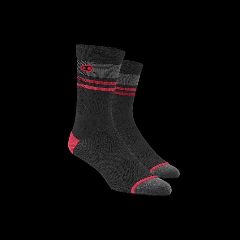 Crankbrothers-Icon-Socks-Green/Grey-Small/Medium-