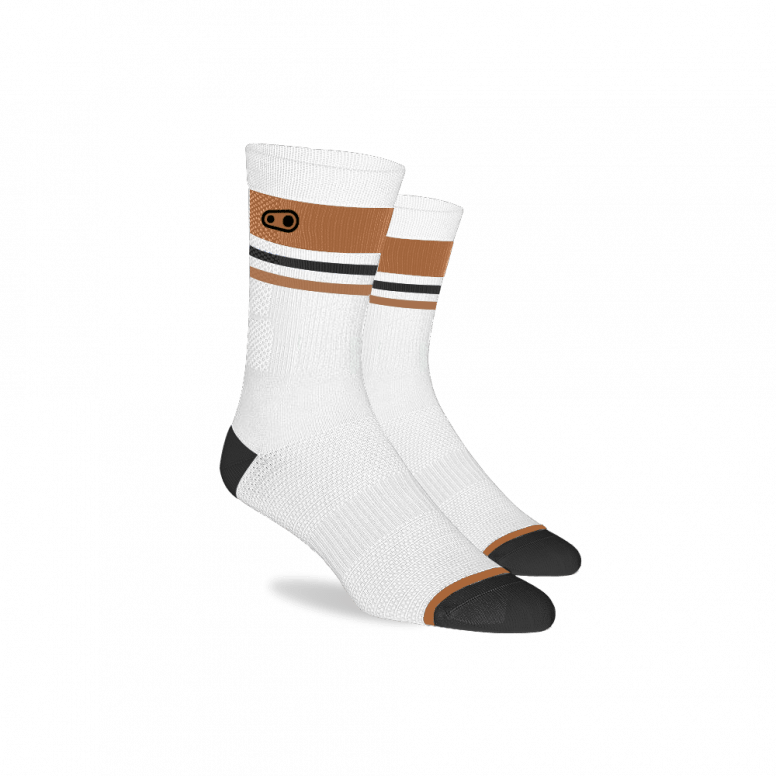 Crankbrothers Icon Socks - Green/Grey - Large/X-Large