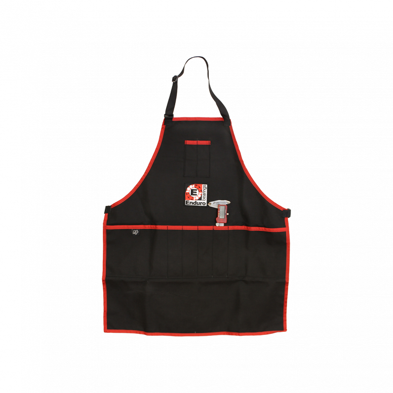 Enduro Bearings Heavy Duty Mechanic Apron -  - Black/Red