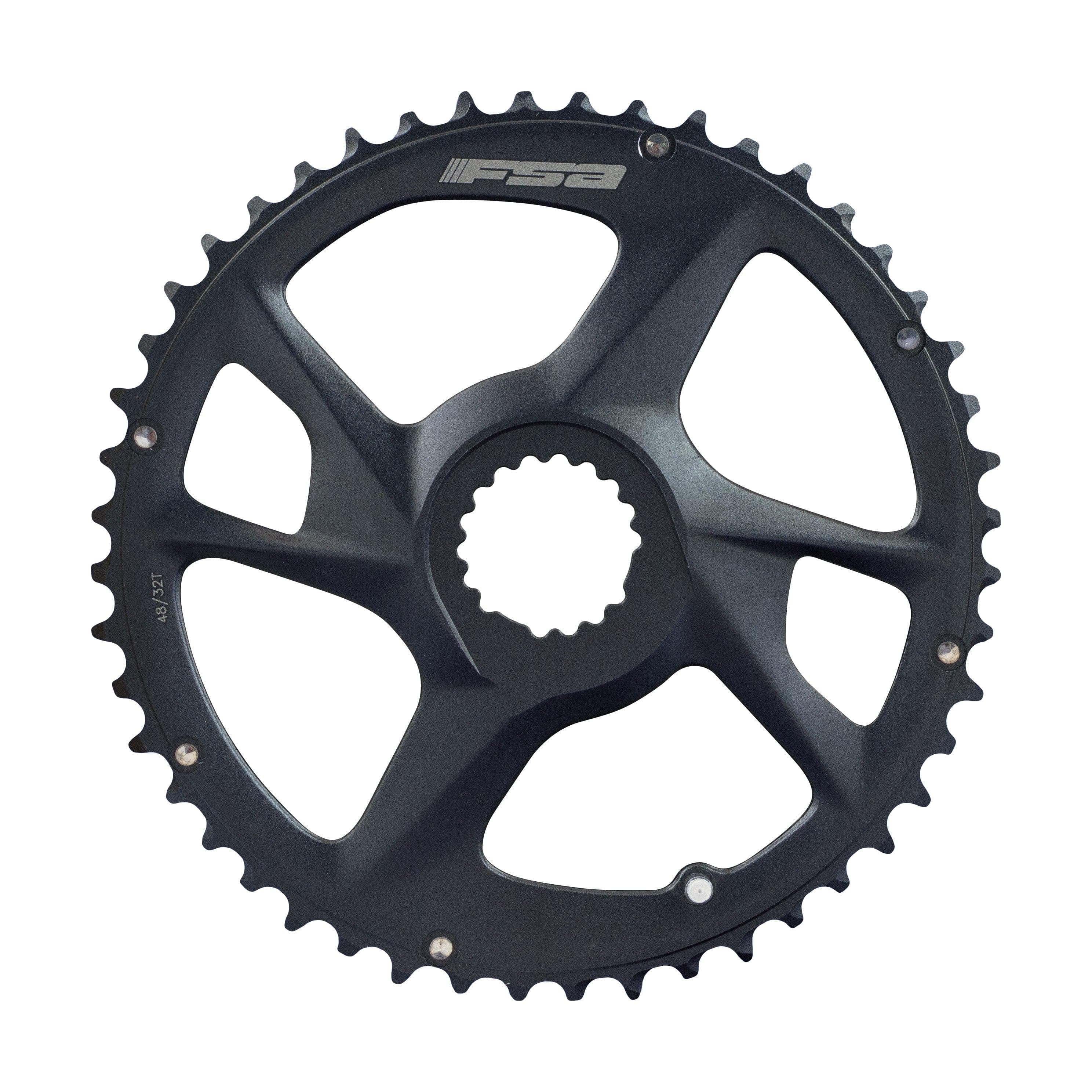 FSA Adventure Road Chainring (2x11, Black, 4h, DM)