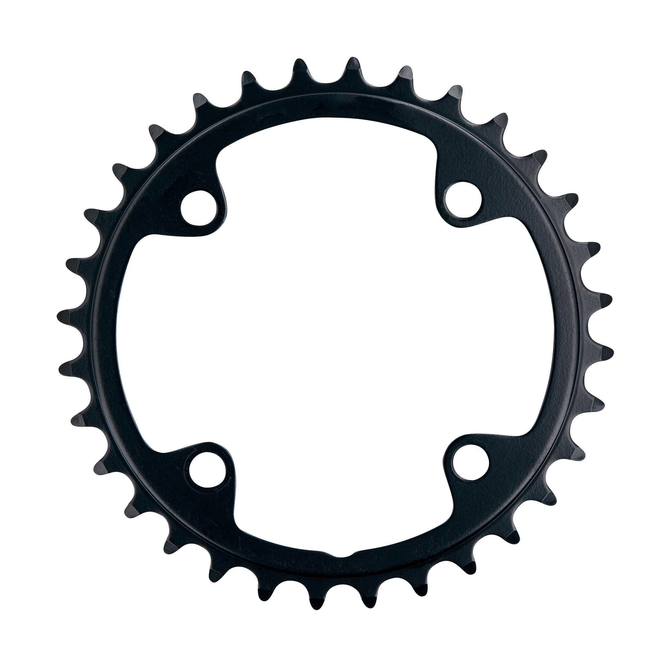 FSA Pro Road Chainring (2x11, Black, 4h)