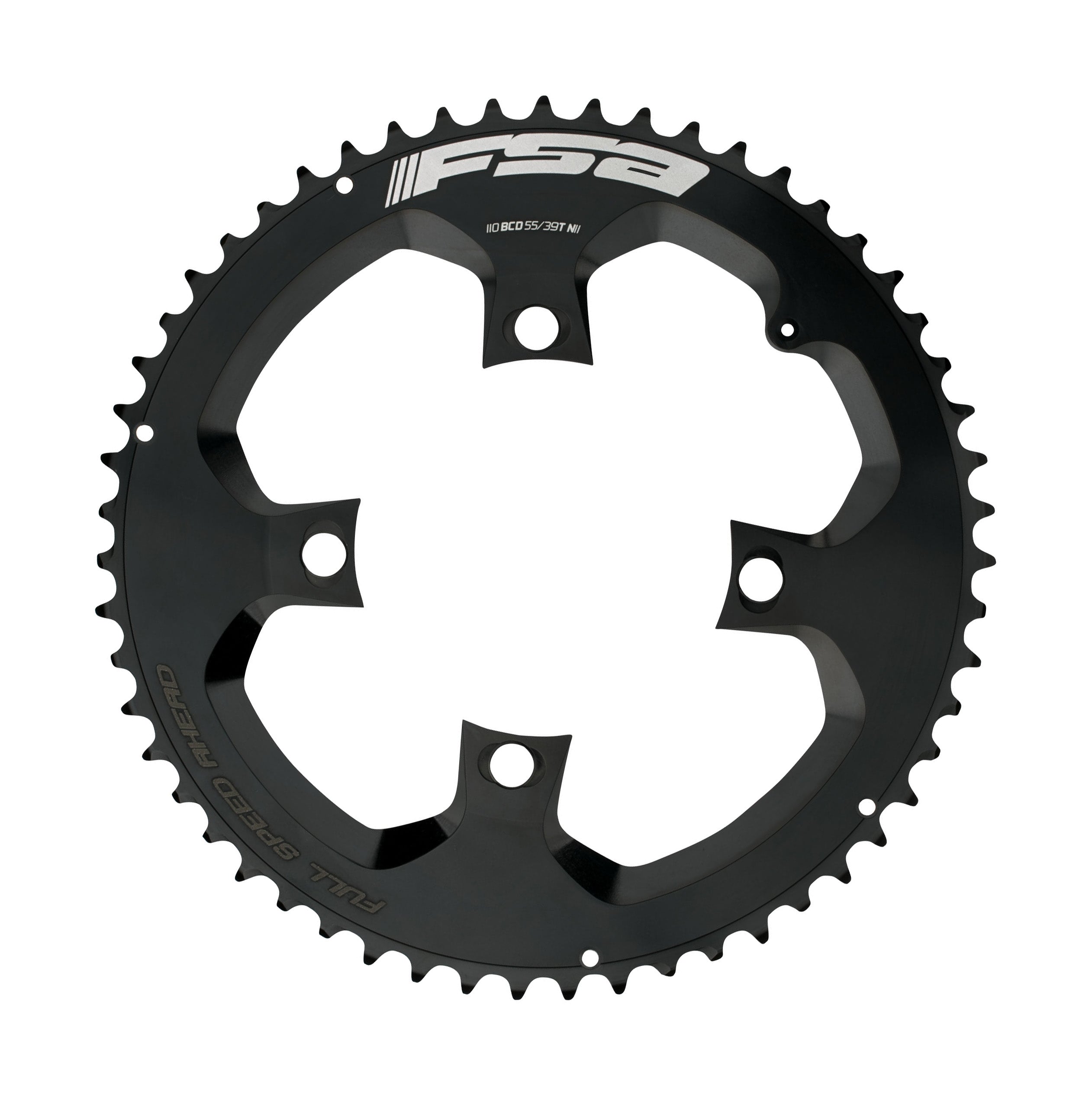 FSA Powerbox Aero Road Chainring (2x11, 110x55T(39), WA371, 4h)