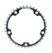 FSA nla Pro Road Chainring (2x10, 130x38T, Black, 5h)