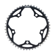FSA Pro Road Chainring (2x10, 130x48T, Black, 5h)