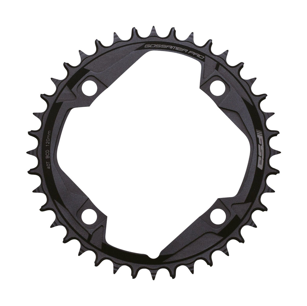 FSA Gossamer Road Chainring (1x11, 120x42T, Black, V21)