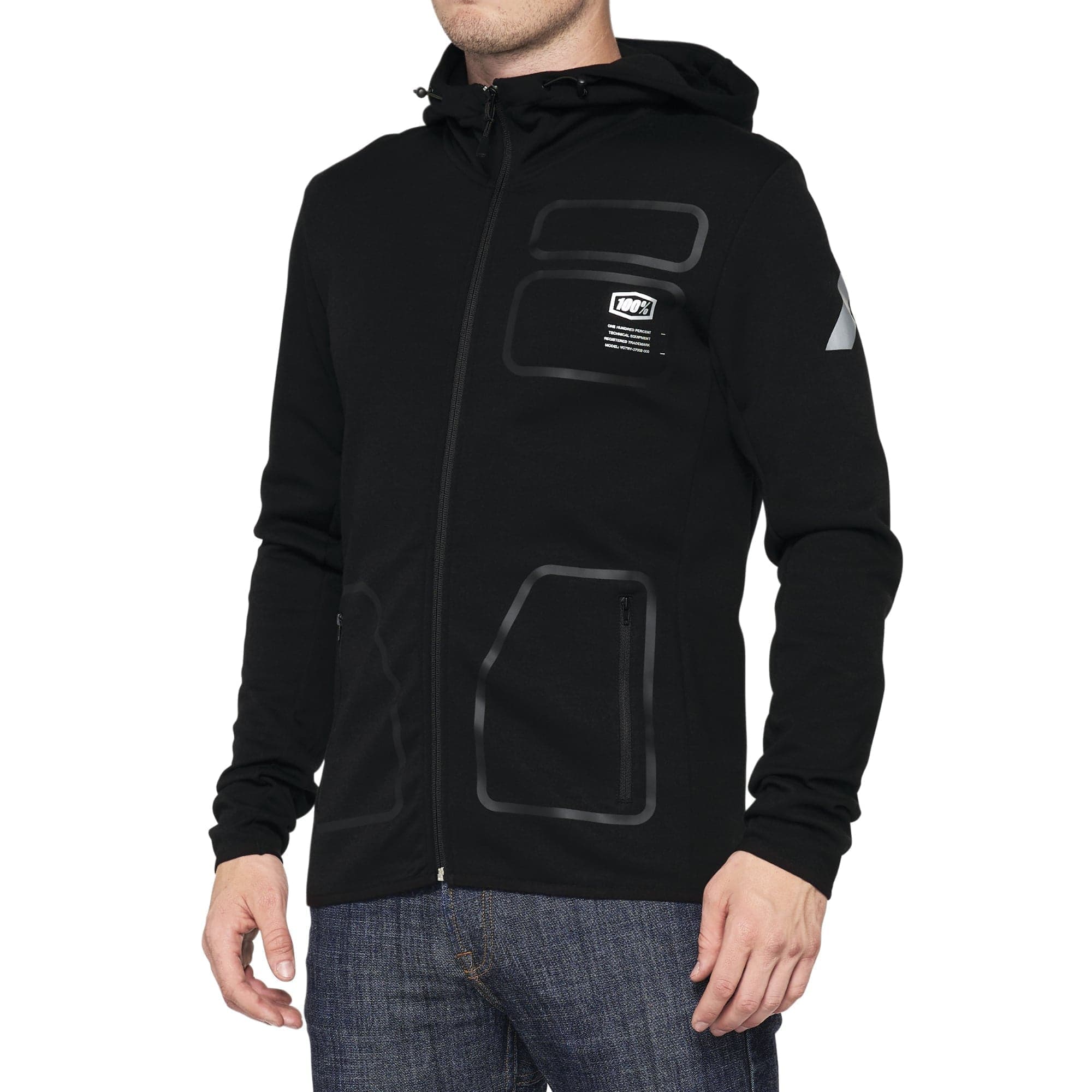 100% Viceroy Tech Zip Hoodie 2022 Black