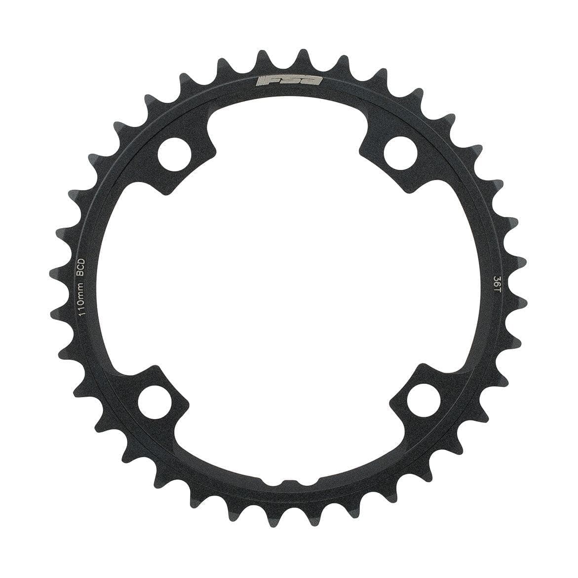 FSA SL-K/PBox ABS Road Chainring (2x11, Black, 4h)