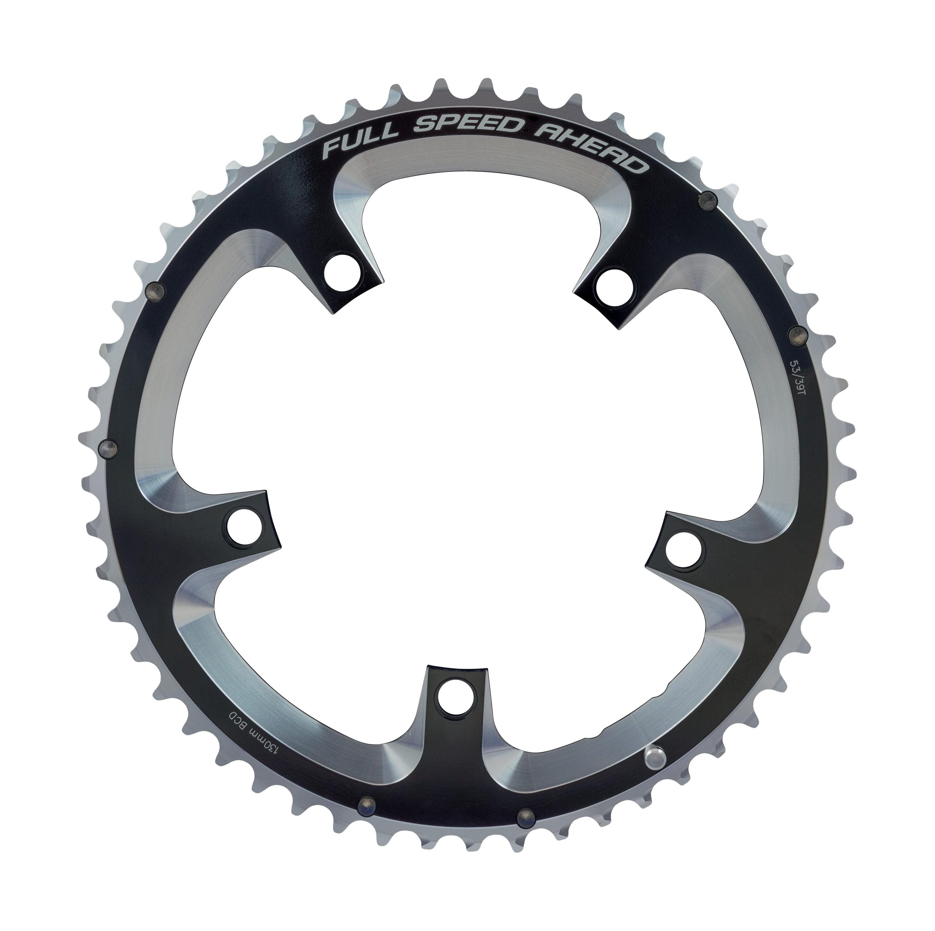 FSA Super Road Chainring (2x11, Black, 5h)
