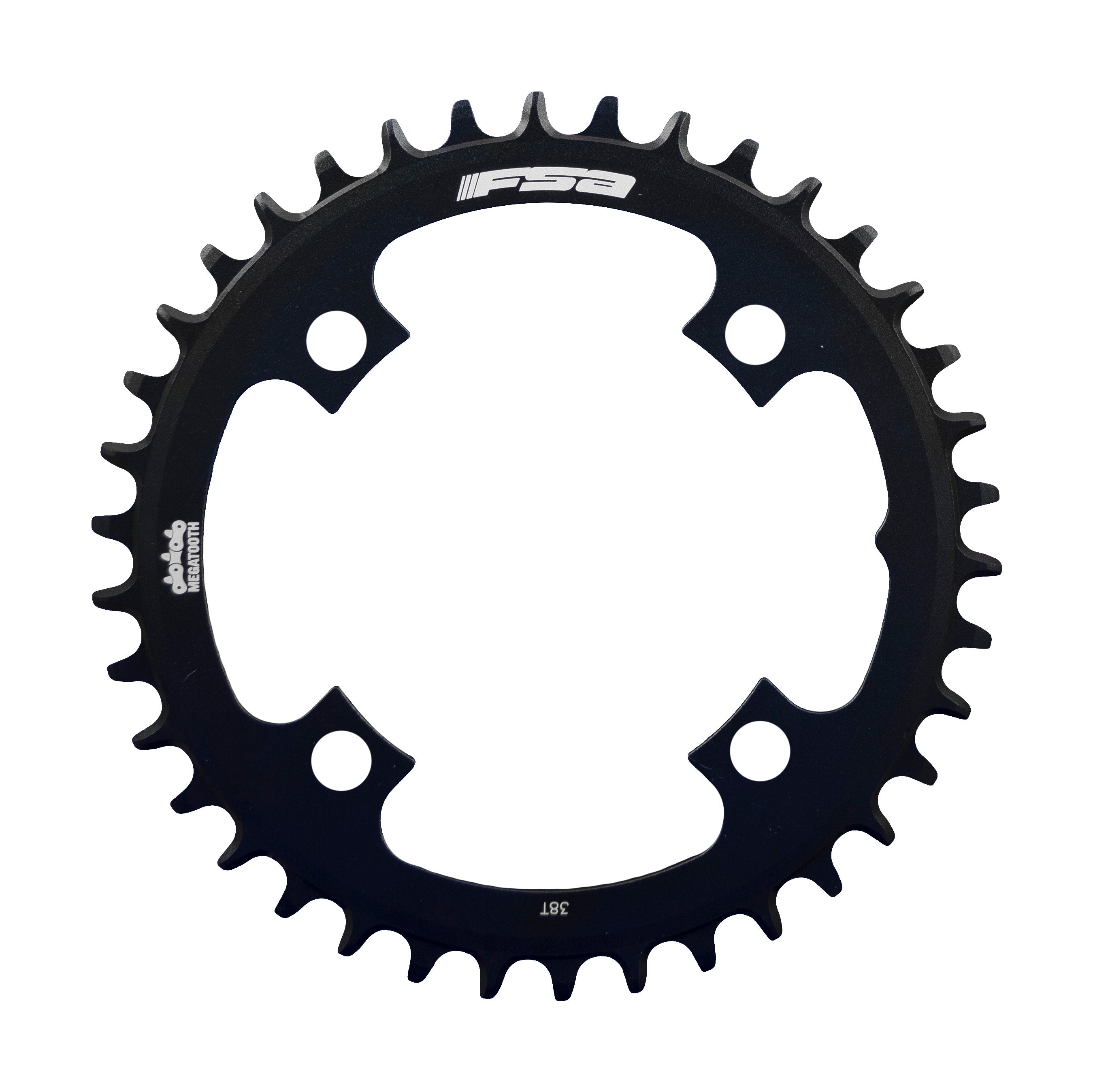 FSA Megatooth MTB Chainring (1x11, 104x48T, Black, 4h)