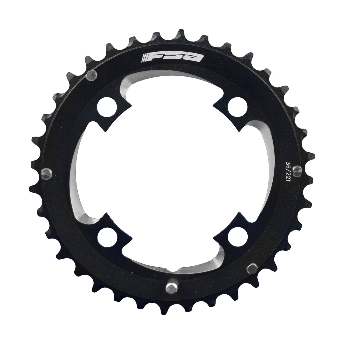 FSA Comet Modular MTB Chainring (2x11, Black, 4h)