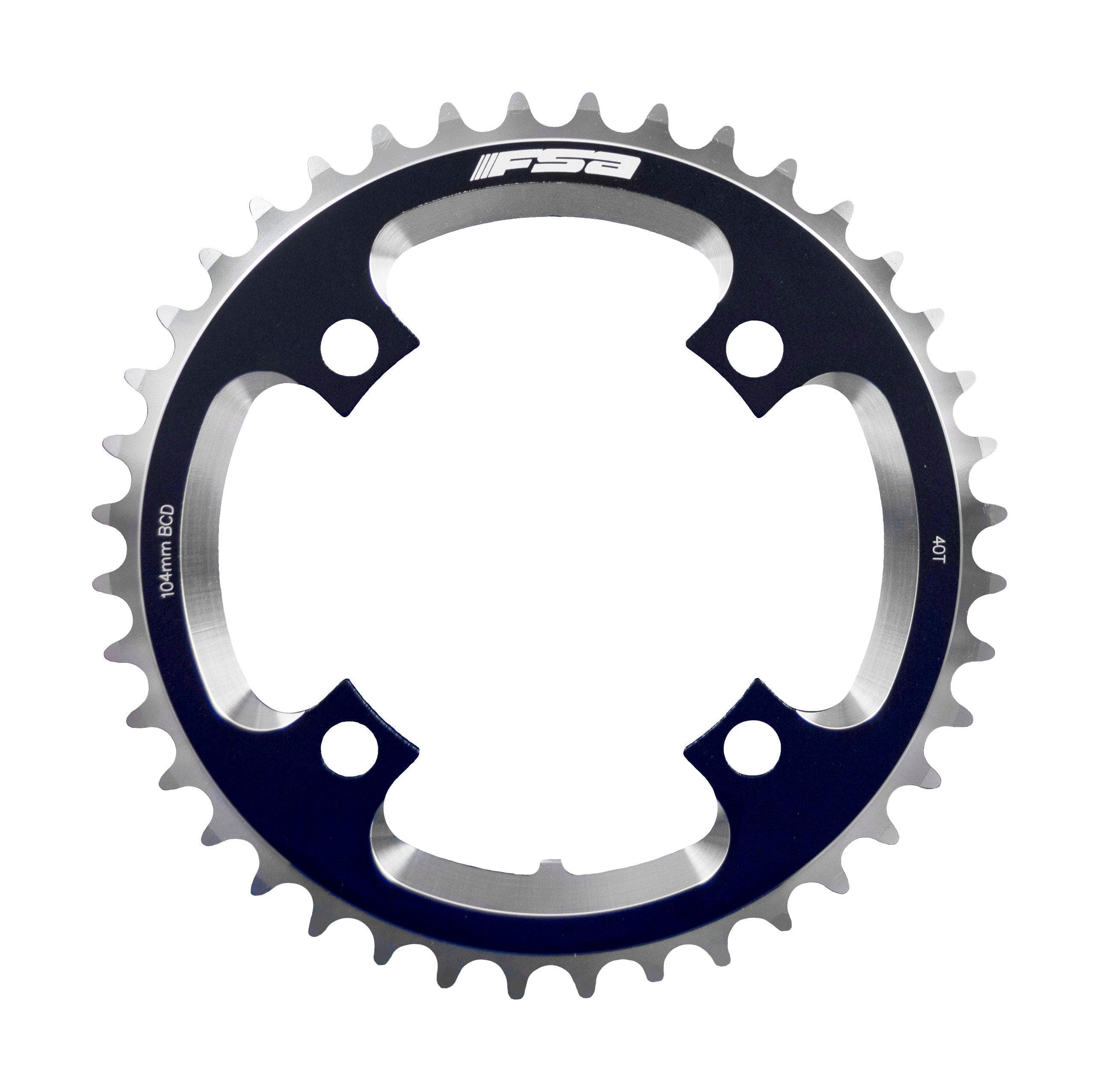 FSA DH MTB Chainring (1x10, Black, 4h)
