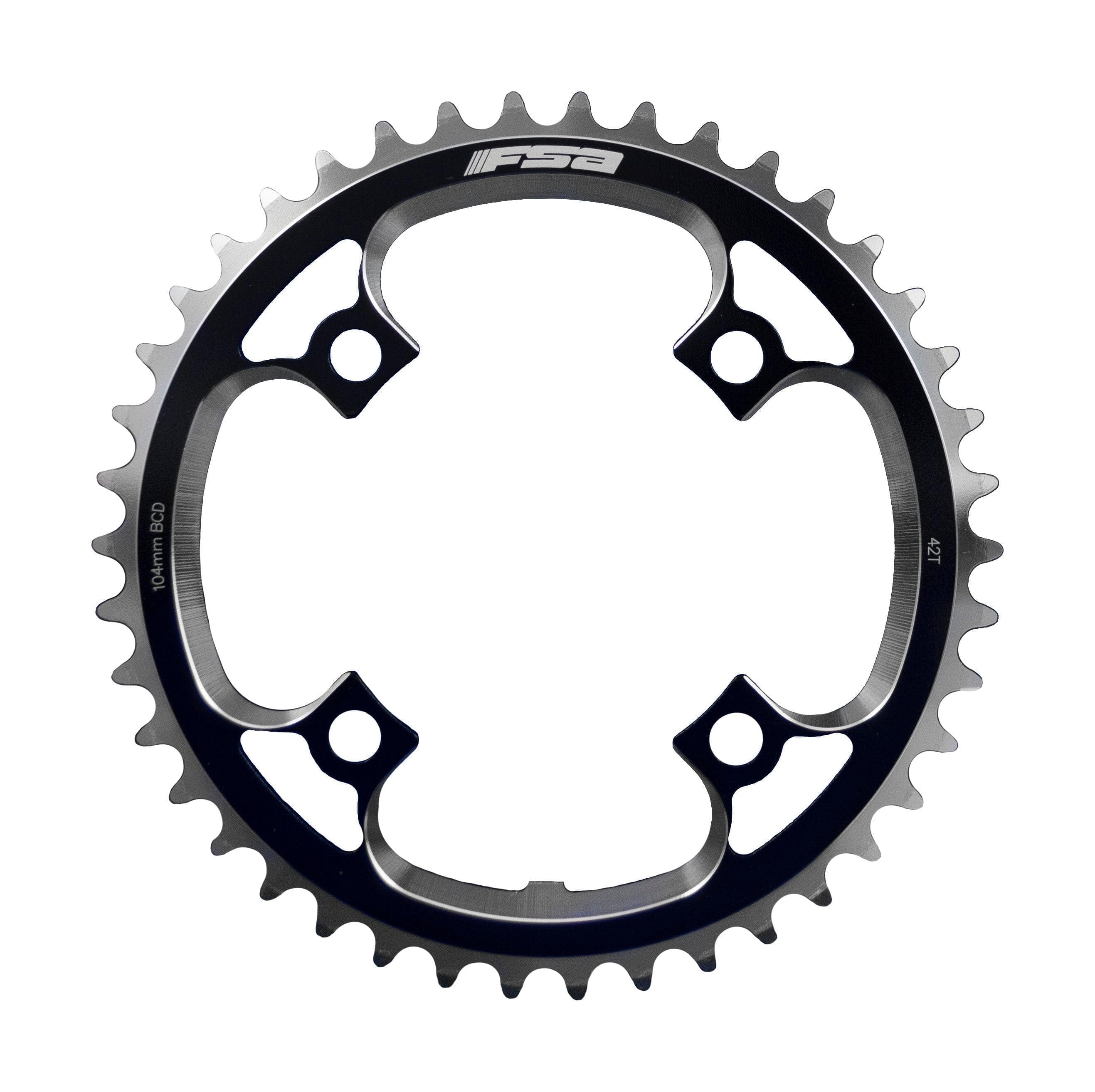 FSA DH MTB Chainring (1x10, Black, 4h)