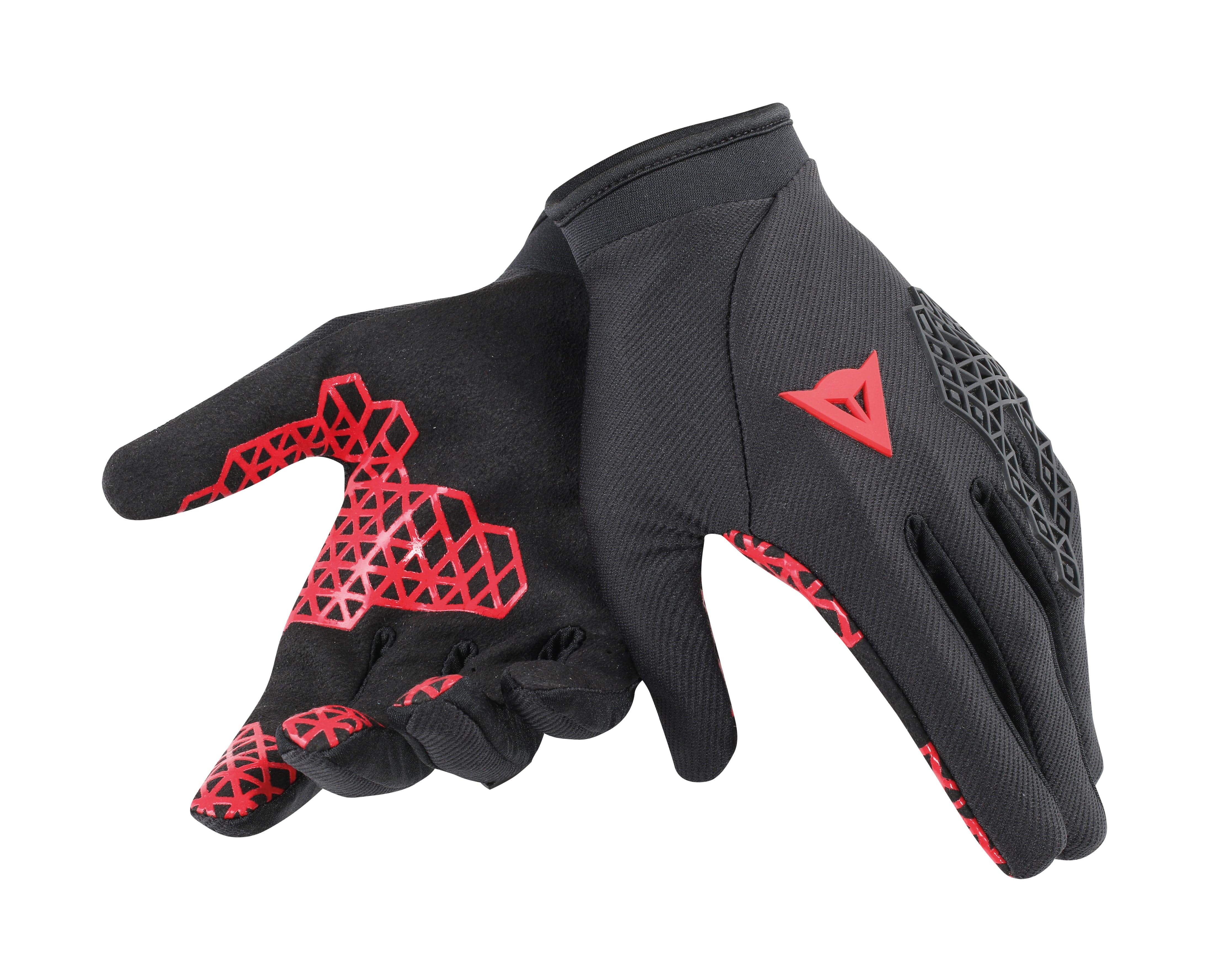 Dainese Tactic Gloves (Black & Red, M)