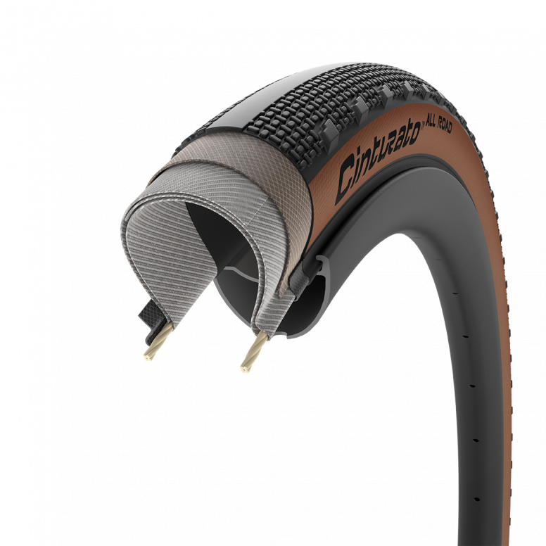 Pirelli Cinturato All Road Tan / Pro Compound / Prowall / 700X45C / Tubeless Ready