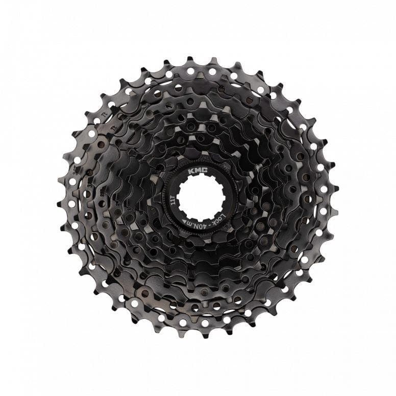 KMC Cassette 9sp 11/32T (4 Pack) - Black - 9sp