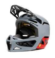Dainese Linea 01 MIPS Full Face MTB Helmet (Grey & Red, L/XL)