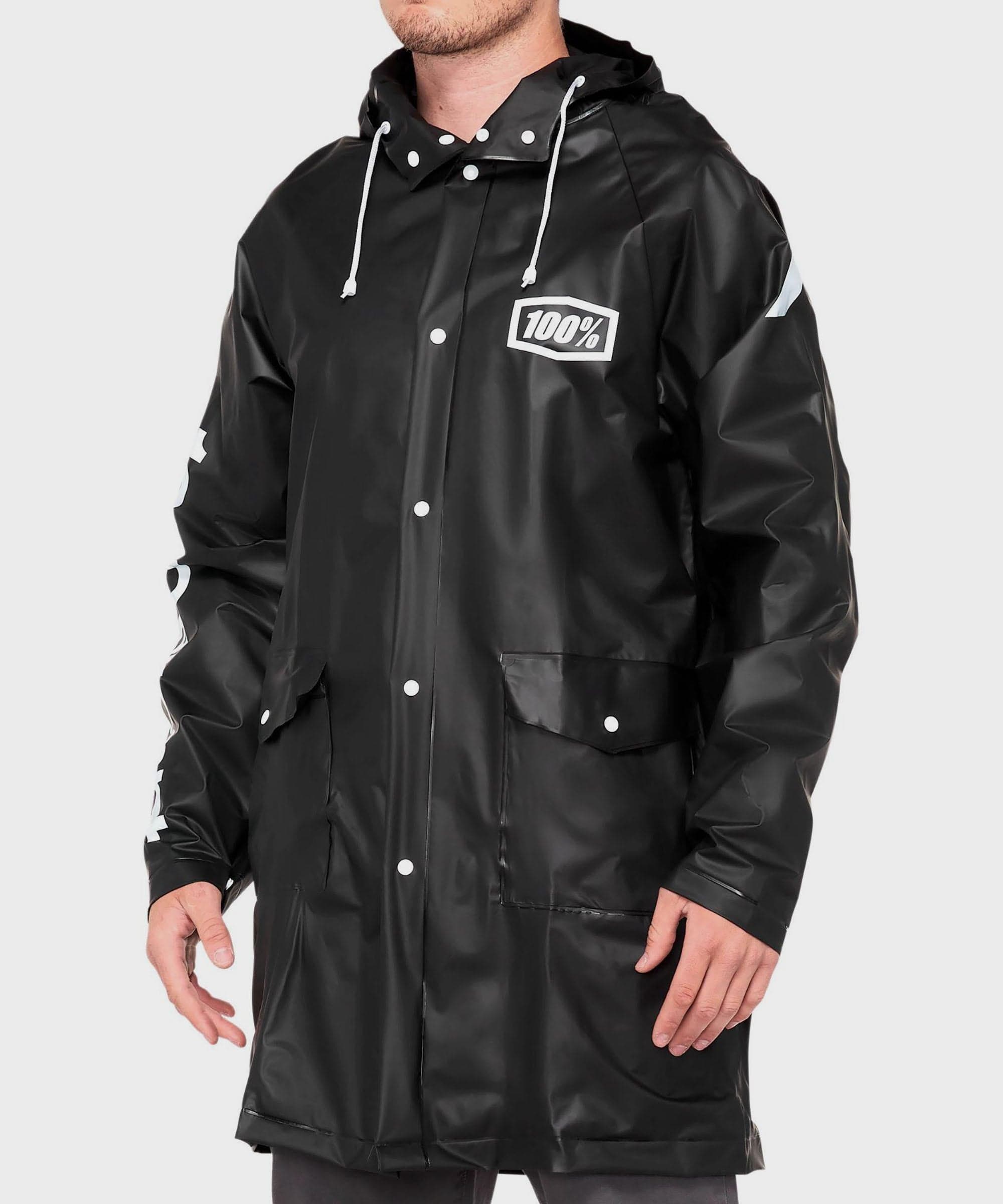 100% Torrent Mechanics Raincoat Black S