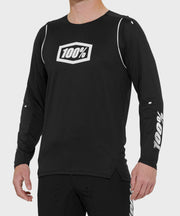 100% R-Core X Long Sleeve Jersey Black XL