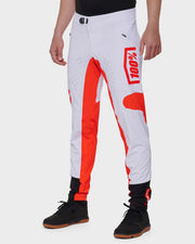 100% R-Core X Pants White/Red 32"