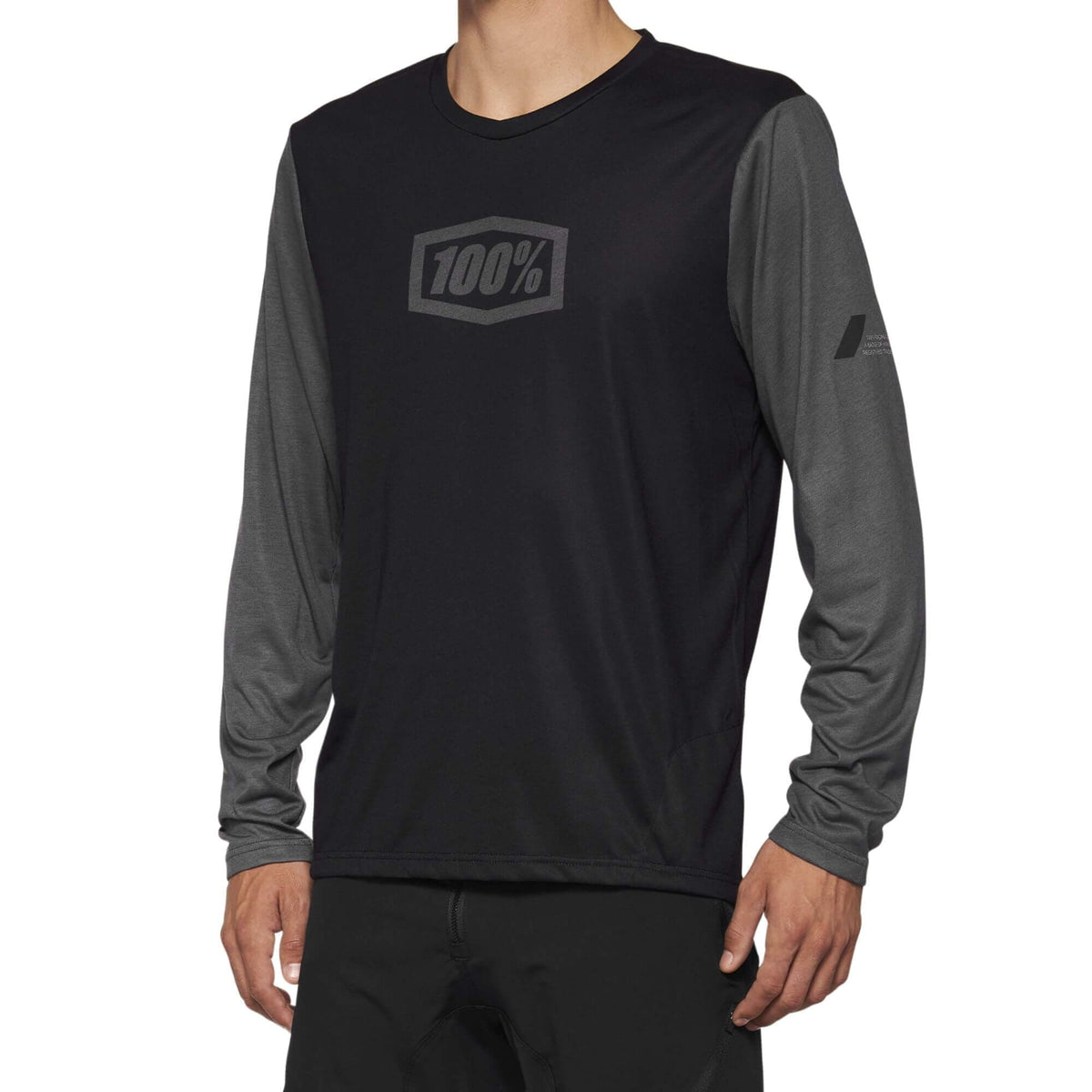 100% Airmatic Long Sleeve Jersey 2022 Black