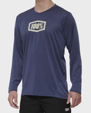 100% Ridecamp Long Sleeve Jersey Indigo S
