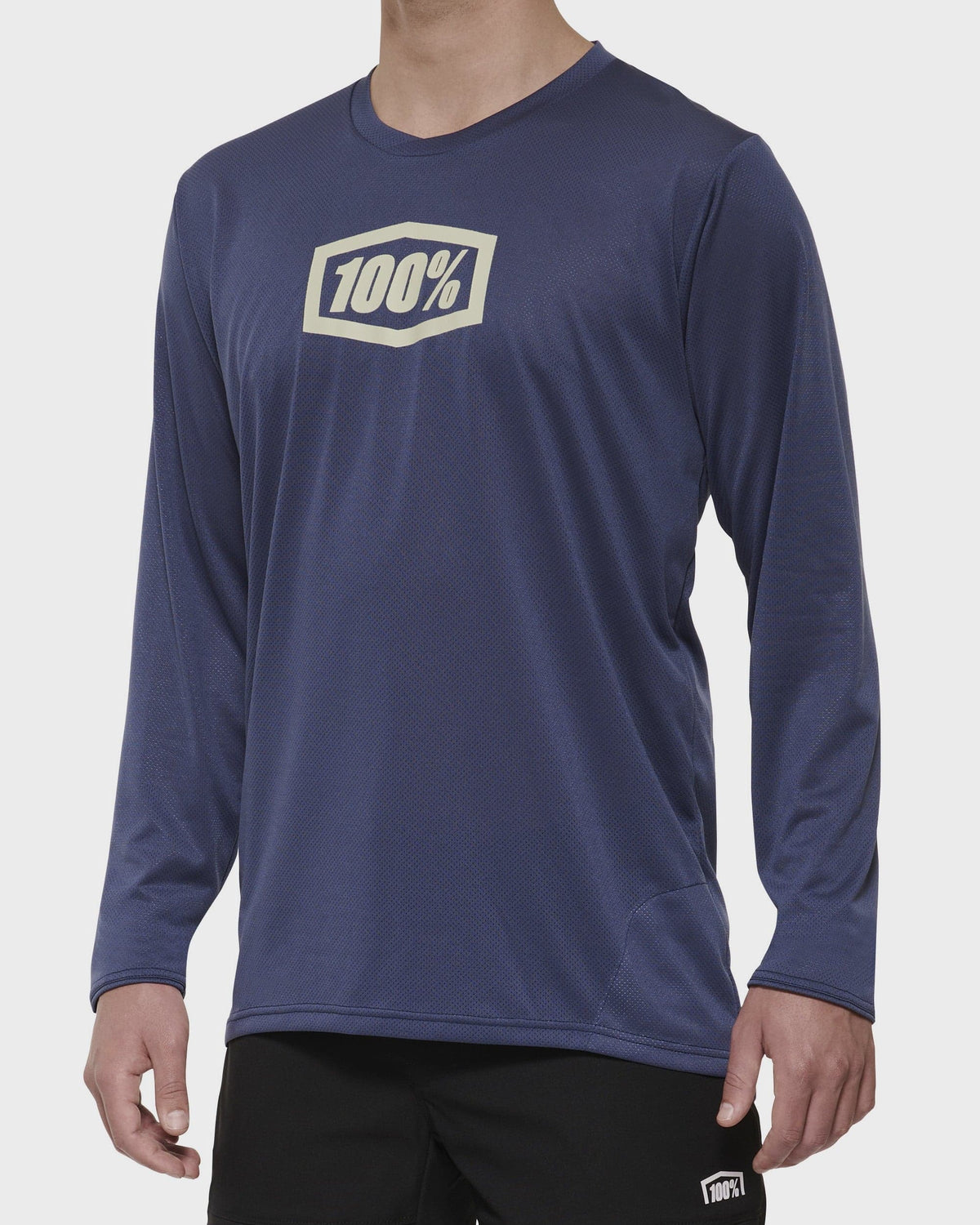 100% Ridecamp Long Sleeve Jersey Indigo L