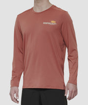 100% Airmatic Long Sleeve Jersey Cardinal XL