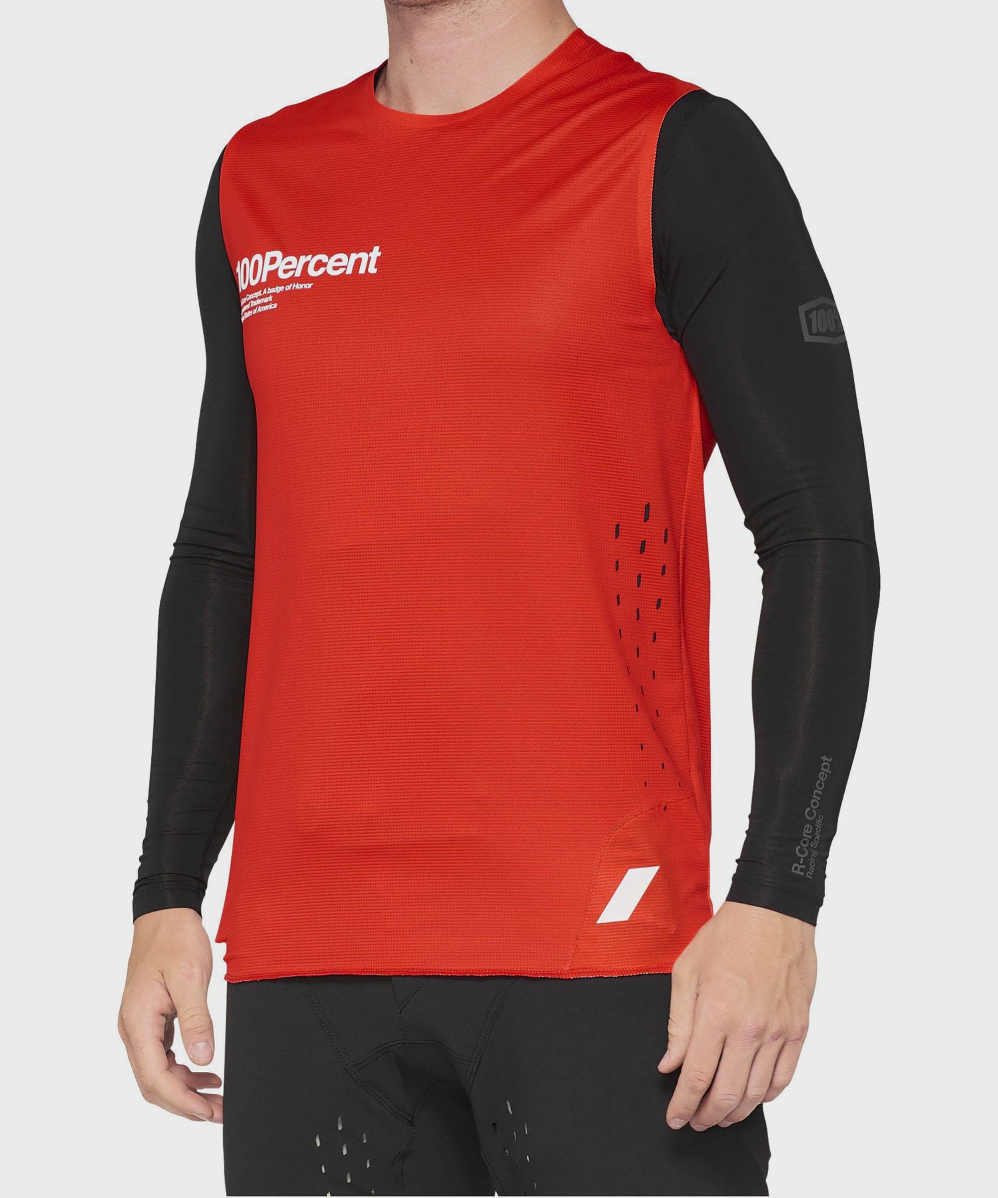 100% R-Core Concept Sleeveless Jersey Red S