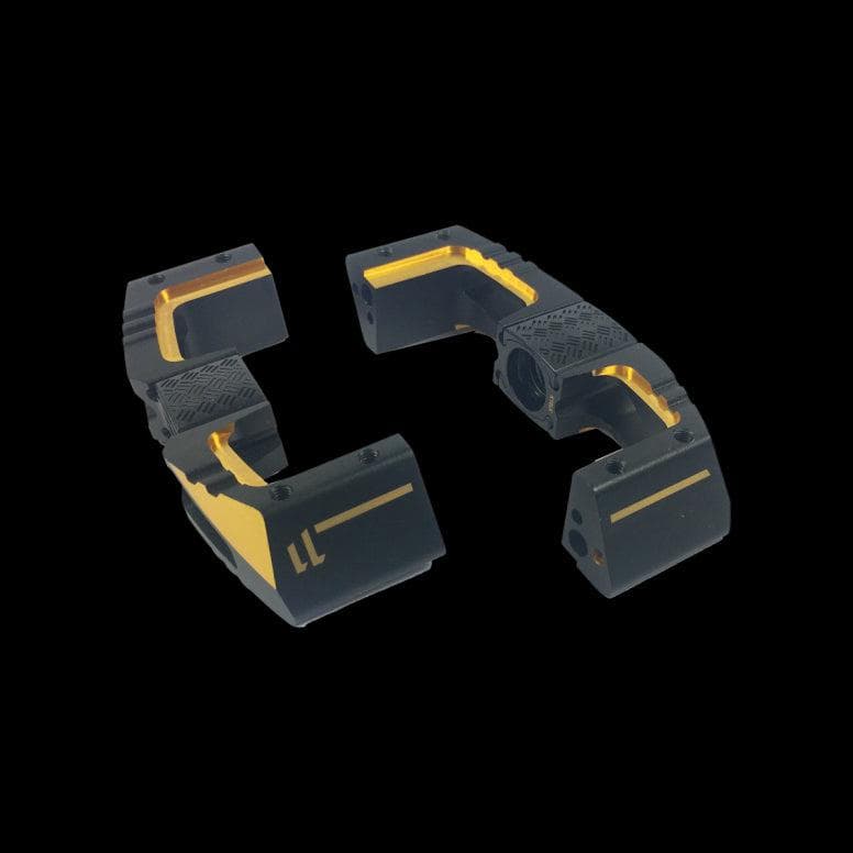 Crankbrothers Part Pedal Body Mallet Dh 11 Left Complete Black/gold