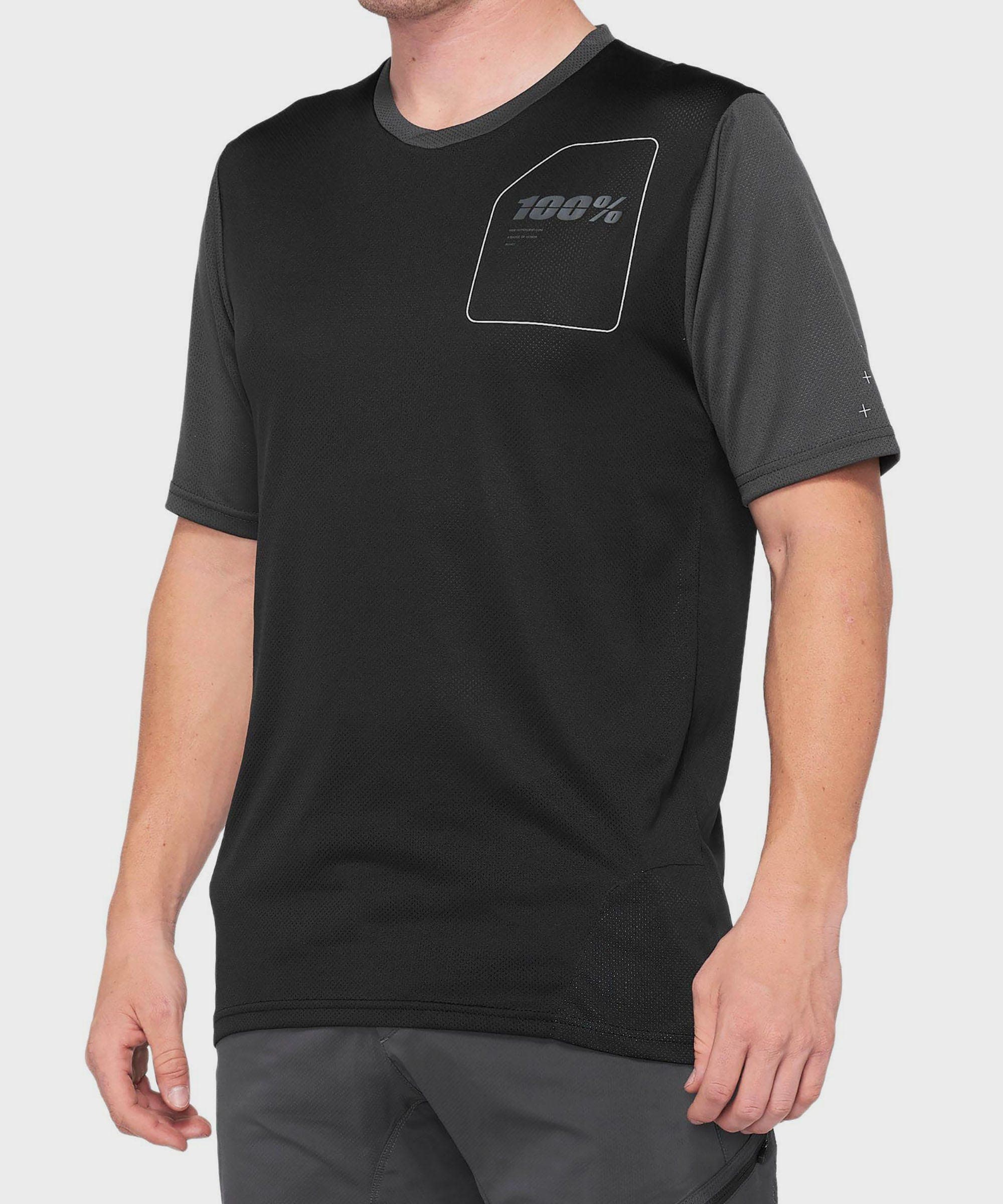 100% Ridecamp Jersey Charcoal / Black S