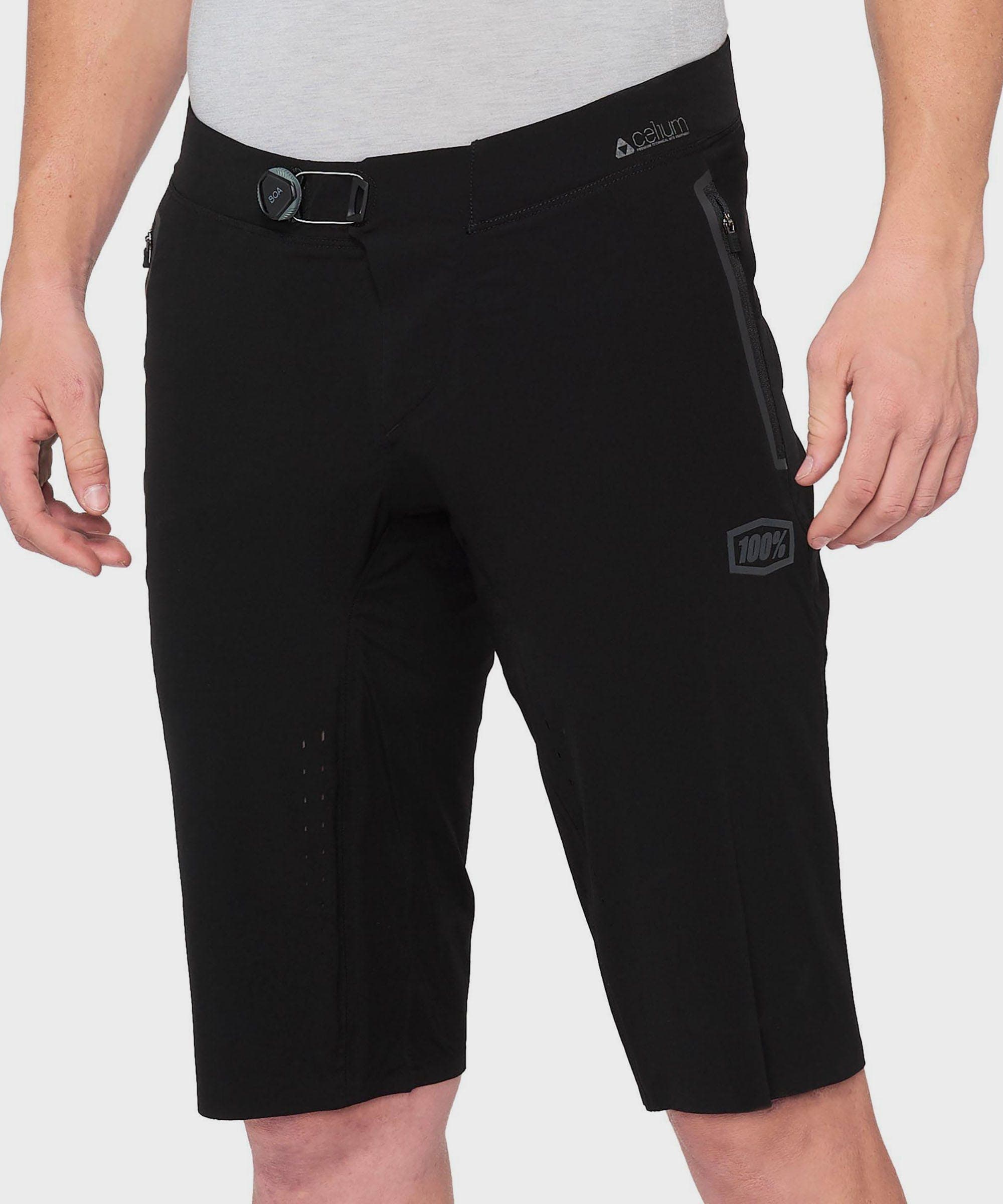 100% Celium Shorts Black 28"