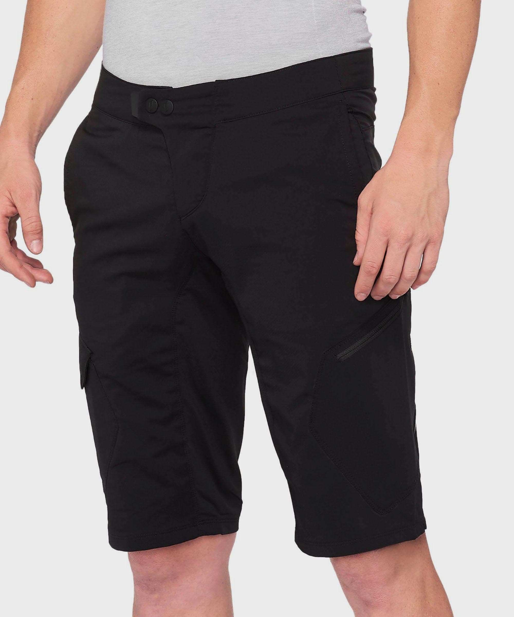 100% Ridecamp Shorts 2022 Black 28"