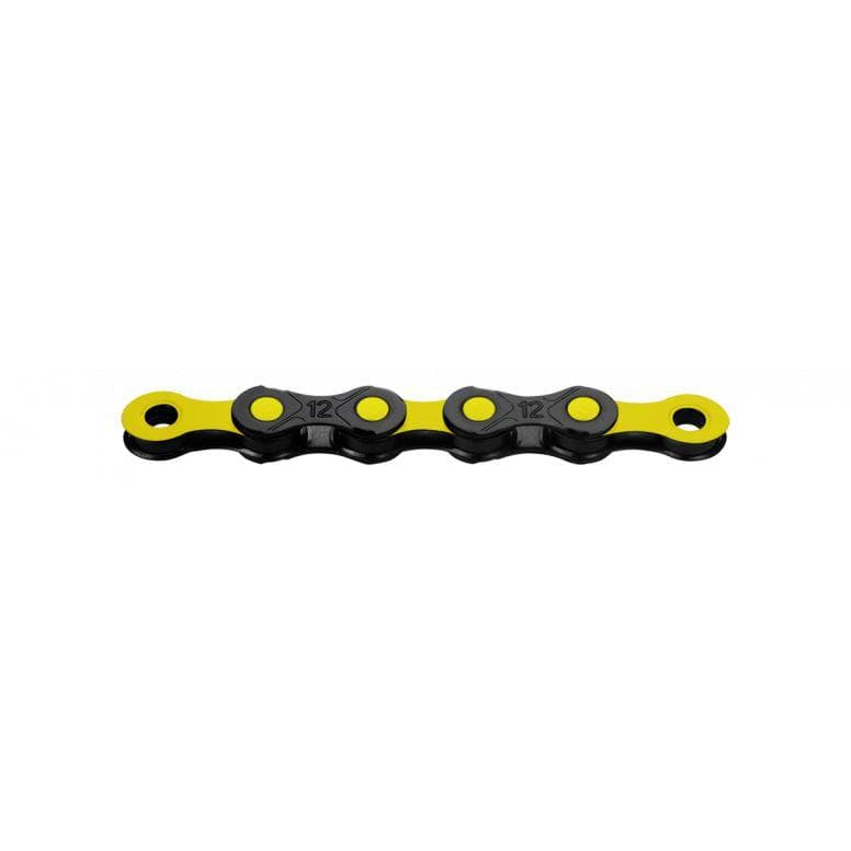 KMC DLC 12 Chain 118L - Black/Yellow - 118L