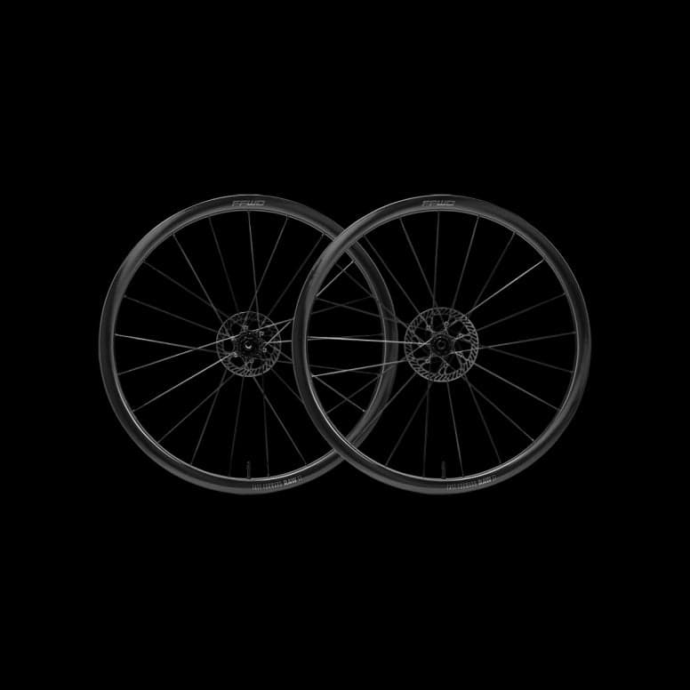 Fast Forward RAW33 Carbon Clincher Disc Brake Wheelset Pair - 33mm - Black