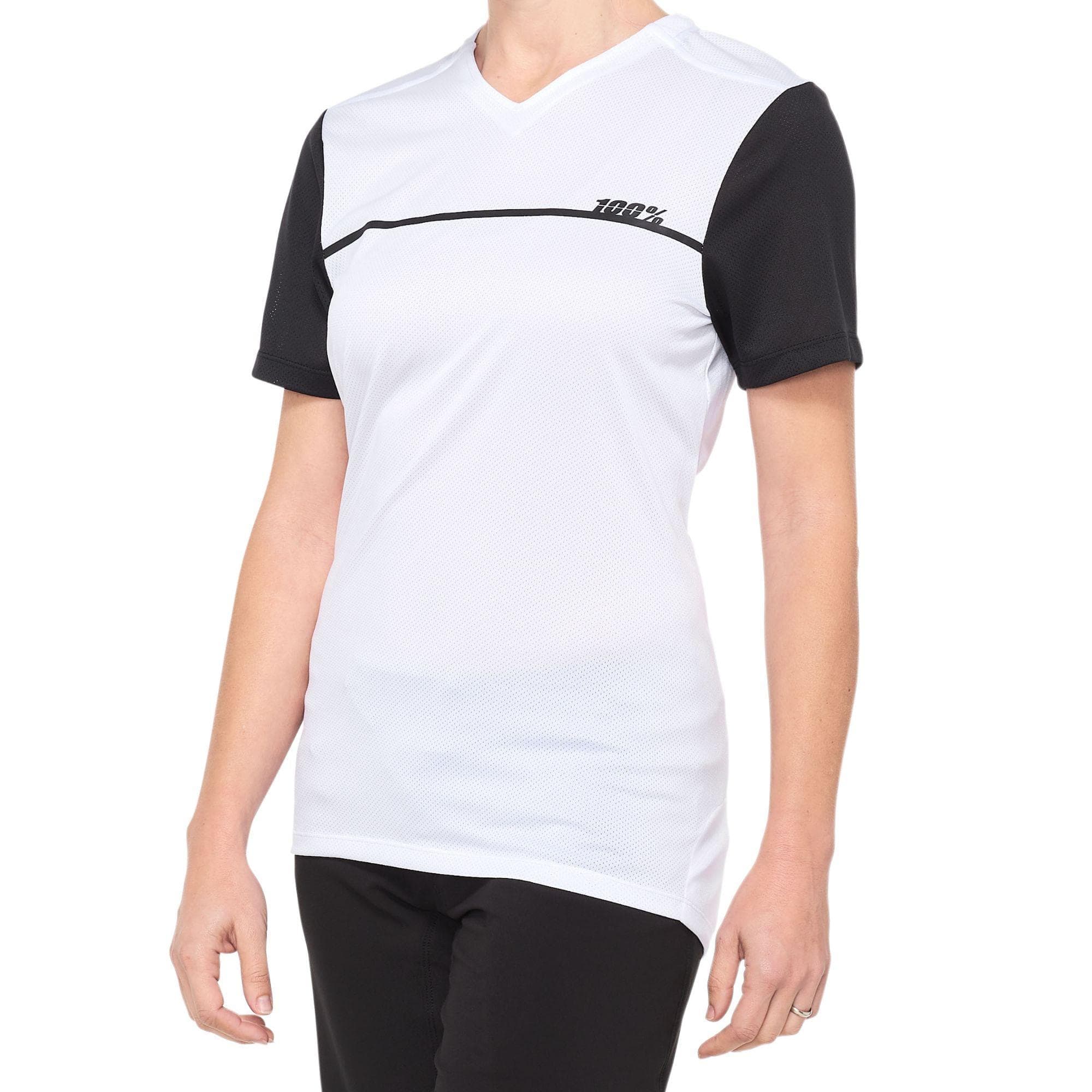 100% Ridecamp Women's Jersey 2022 White / Black