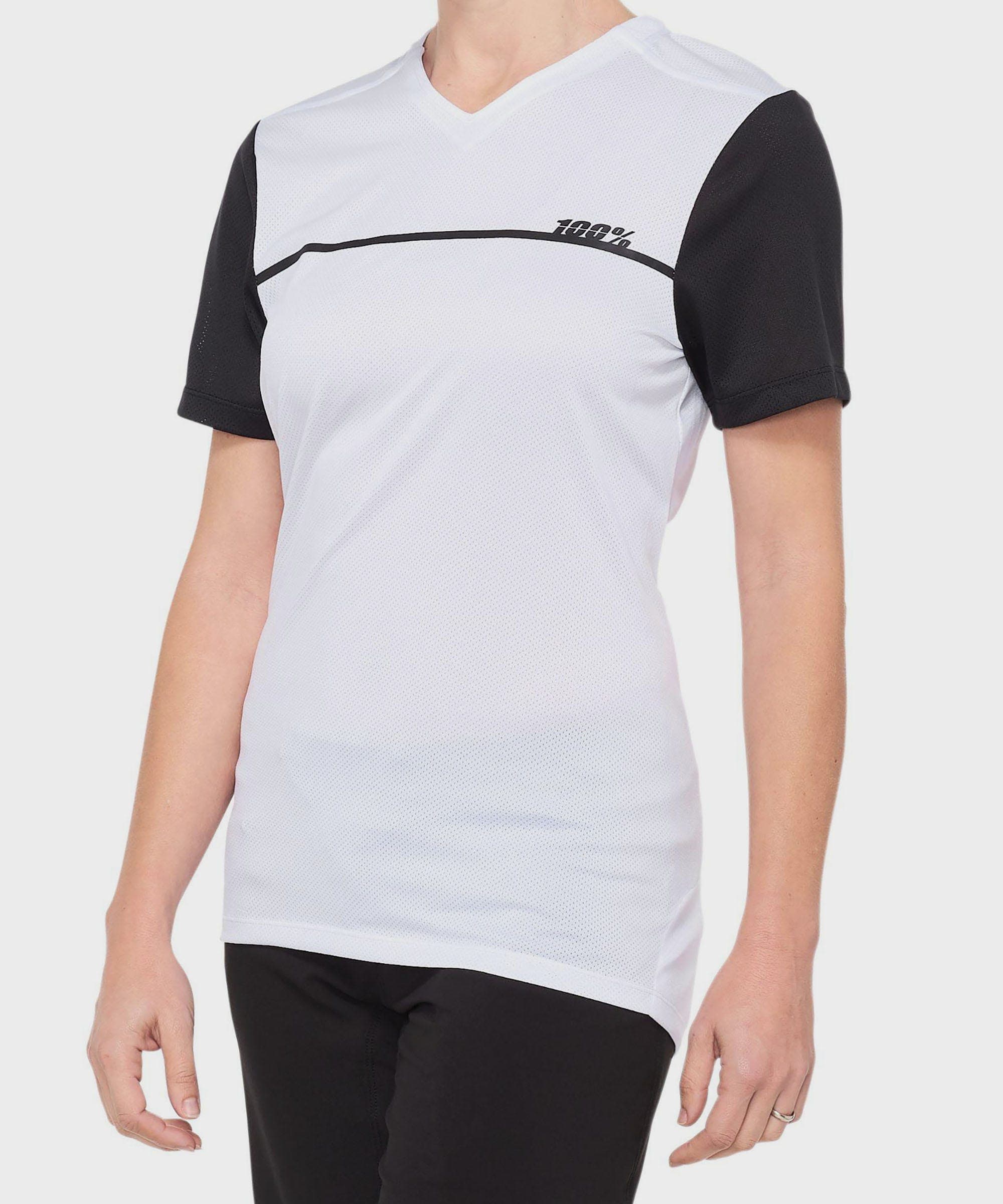 100% Ridecamp Women's Jersey 2022 White / Black L 1