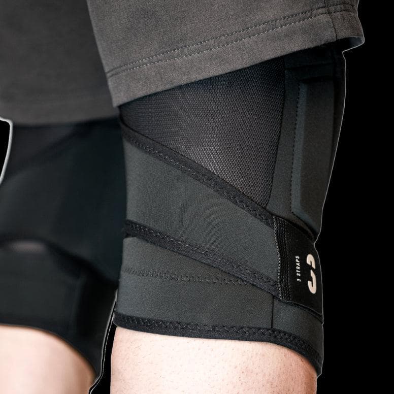 Bluegrass 3Strap Knee Pads - Black - Large