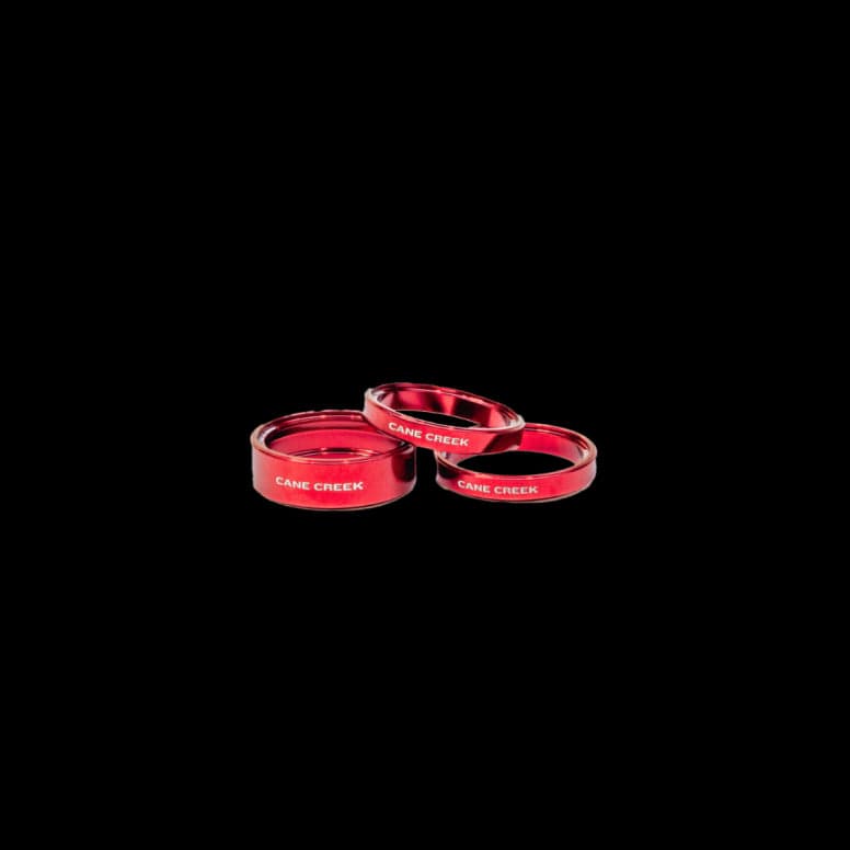 Cane Creek Chroma Studio Interlok Headset Spacer Kit -  - Red
