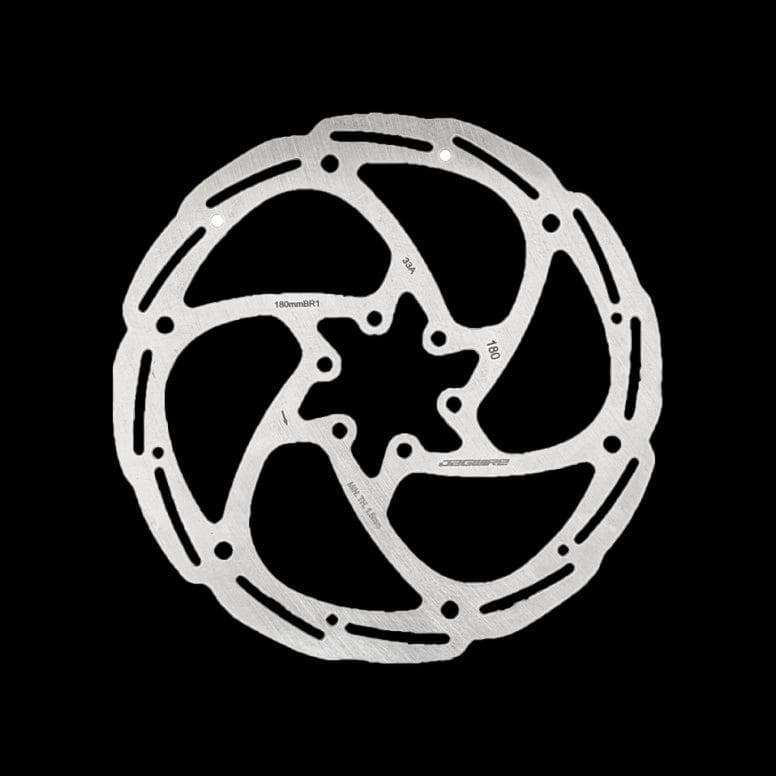 Jagwire Basics BR1 Disc Rotor - Silver - 180mm