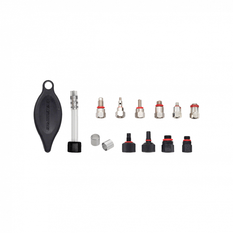 Jagwire Elite Bleed Kit Replacement Fitting Kit - Mineral - Clear -