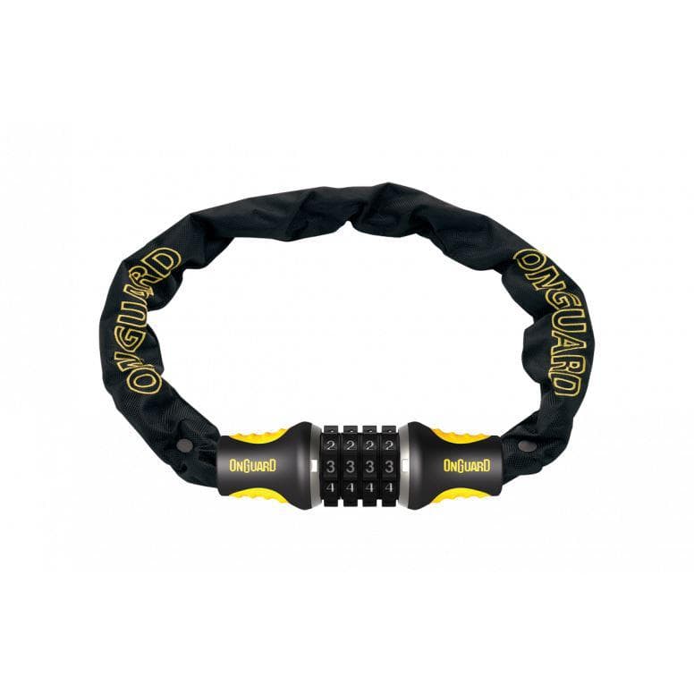 OnGuard Mastiff Combo Chain Lock - Black/Yellow - 80 cm