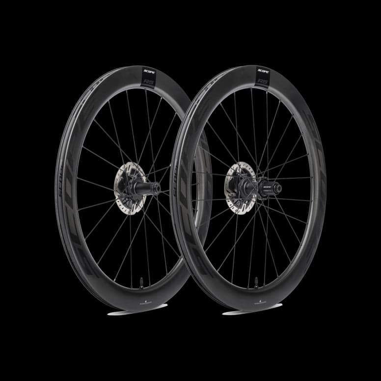 Scope Cycling R5 Disc Carbon Road Wheelset - 57mm - Black