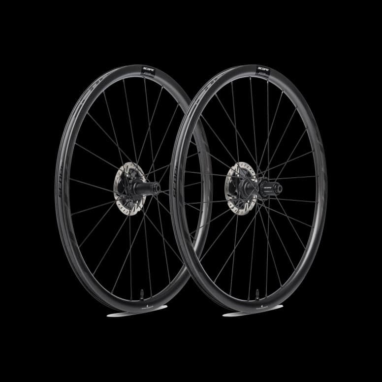 Scope Cycling R3.A Disc Carbon Allroad Wheelset - 30mm - Black