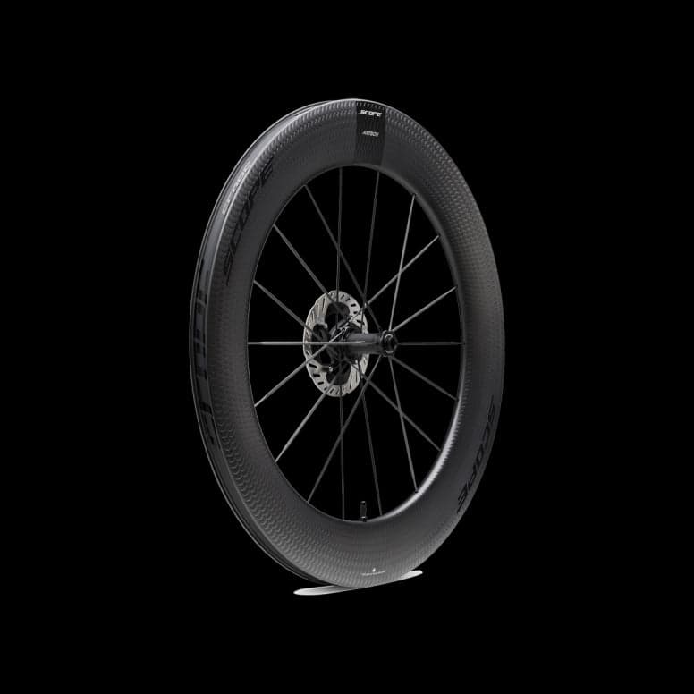 Scope Cycling ARTECH 8.T 85mm TT Front Wheel - 85mm - Black