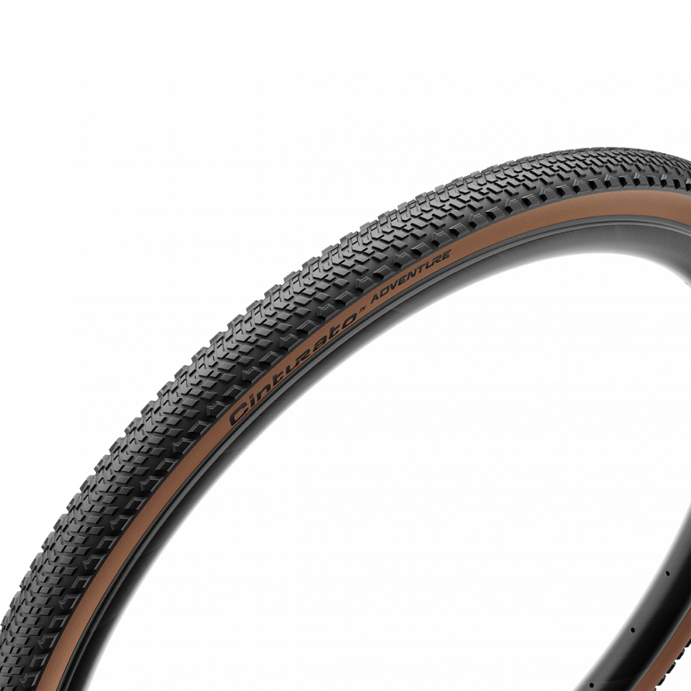 Pirelli Cinturato Adventure Tan / Pro Compound Gravel / Techwall Gravel / 700X45C / Tubeless Ready