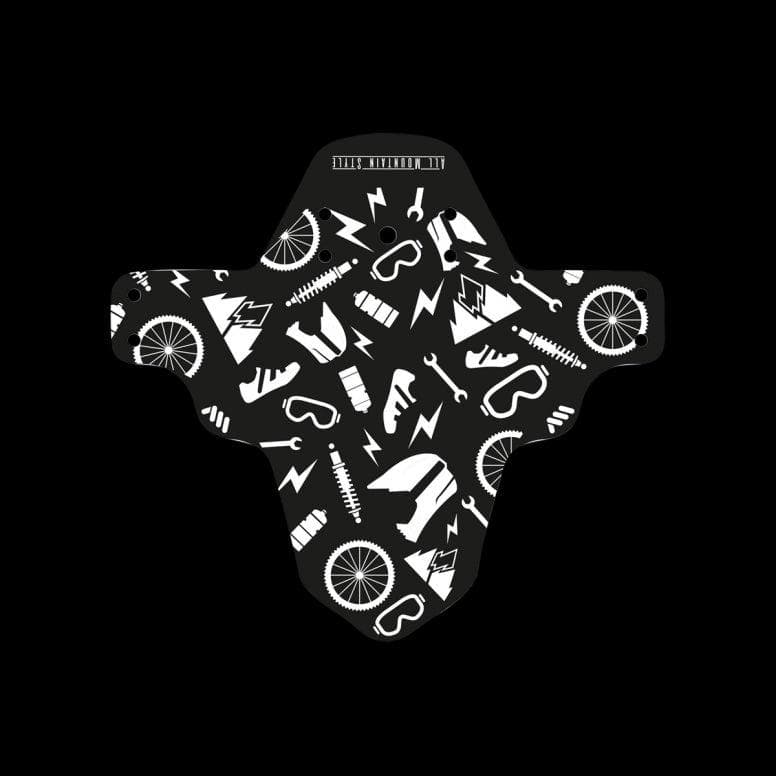 All Mountain Style Mudguard - Joy Ride - Black/White -