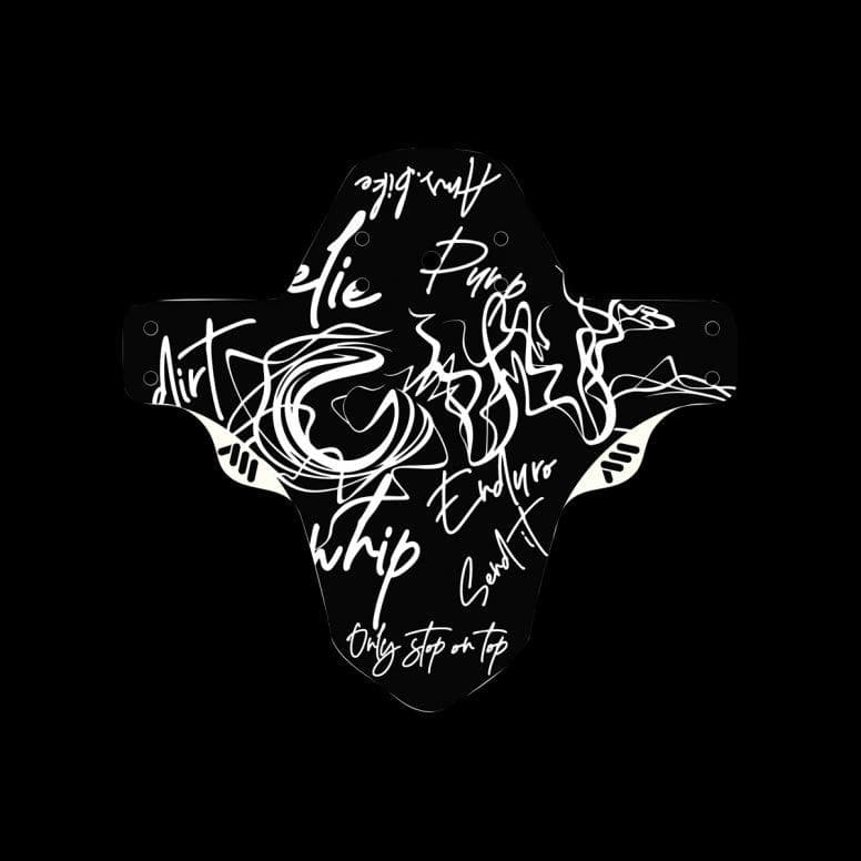 All-Mountain-Style-Mudguard-Signature-Black/White-