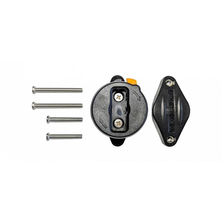 OnGuard D Lock Bracket Black ON-28198-7