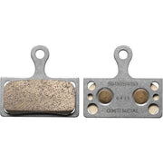 Shimano G04Ti-MX disc pads and spring; metal sintered pad; titanium back
