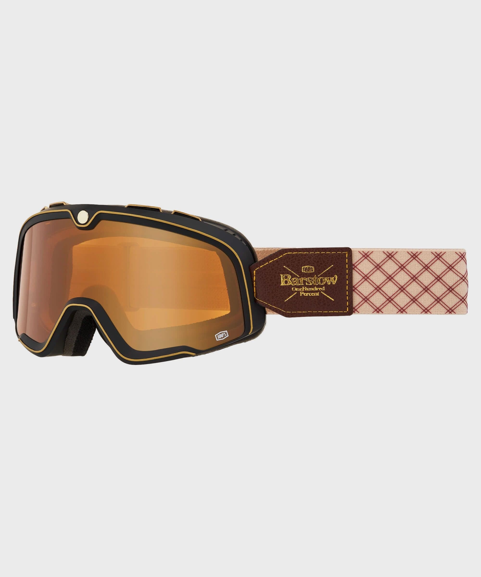 100% Barstow Goggle Solice / Persimmon Lens